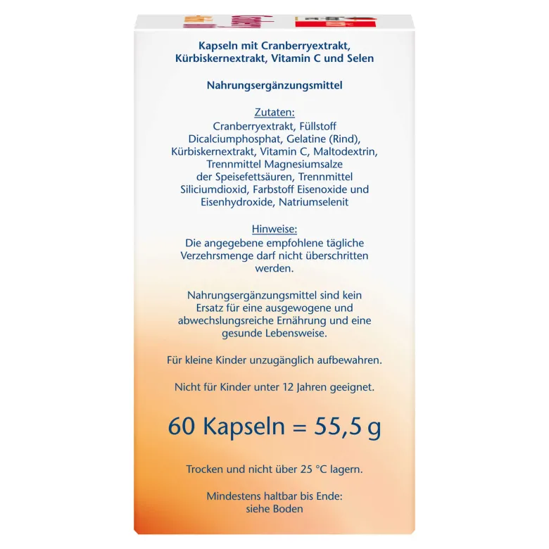Doppelherz aktiv Cranberry + Kürbis, 60 St