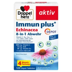 Doppelherz aktiv Immun plus Echinacea Depot Tabletten, 120 St