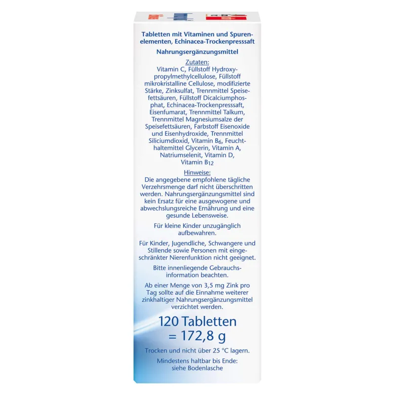 Doppelherz aktiv Immun plus Echinacea Depot Tabletten, 120 St