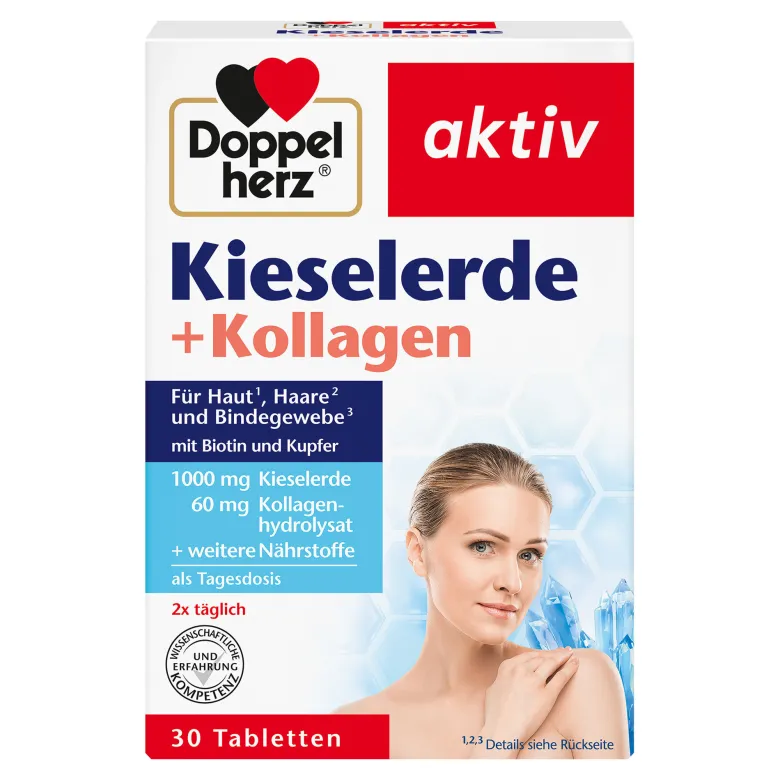 Doppelherz aktiv Kieselerde+Kollagen Tabletten, 30 St