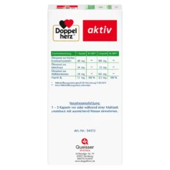 Doppelherz aktiv Knoblauch + Mistel + Weißdorn + Vitamin B1, 480 St