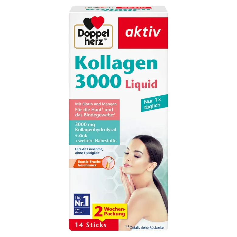Doppelherz aktiv Kollagen 3000 Liquid Sticks, 14 St