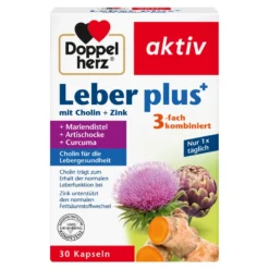 Doppelherz aktiv Leber plus Kapseln, 30 St