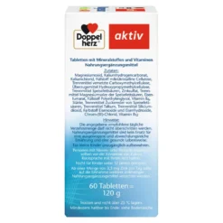 Doppelherz aktiv Magnesium 400 + Kalium, 60 St