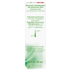 Doppelherz aktiv Meerwasser Schnupfenspray, 20 ml