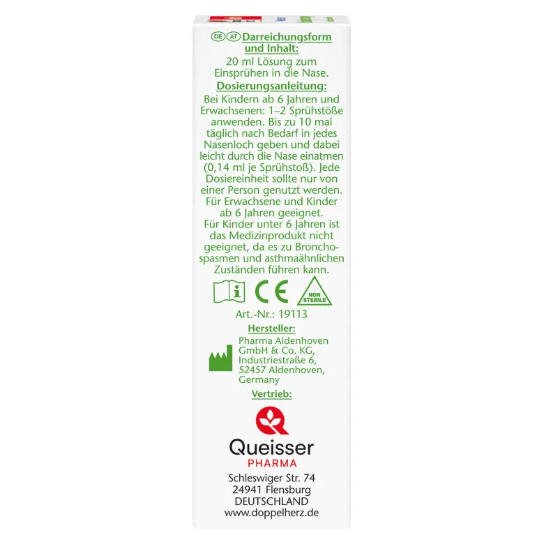 Doppelherz aktiv Meerwasser Schnupfenspray, 20 ml