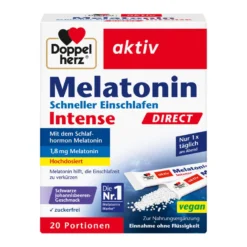 Doppelherz aktiv Melatonin Intense Granulat, 20 St