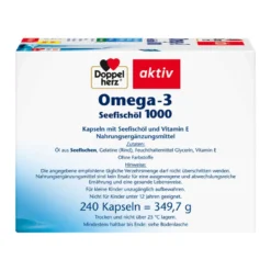 Doppelherz aktiv Omega-3 Seefischöl 1000 Kapseln, 240 St