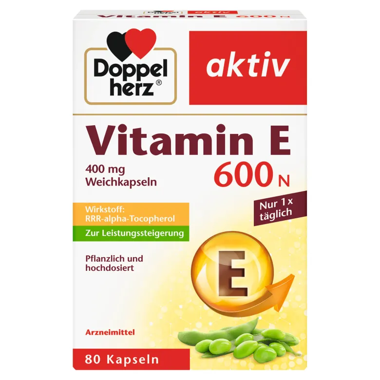 Doppelherz aktiv Vitamin E 600 N, 80 St