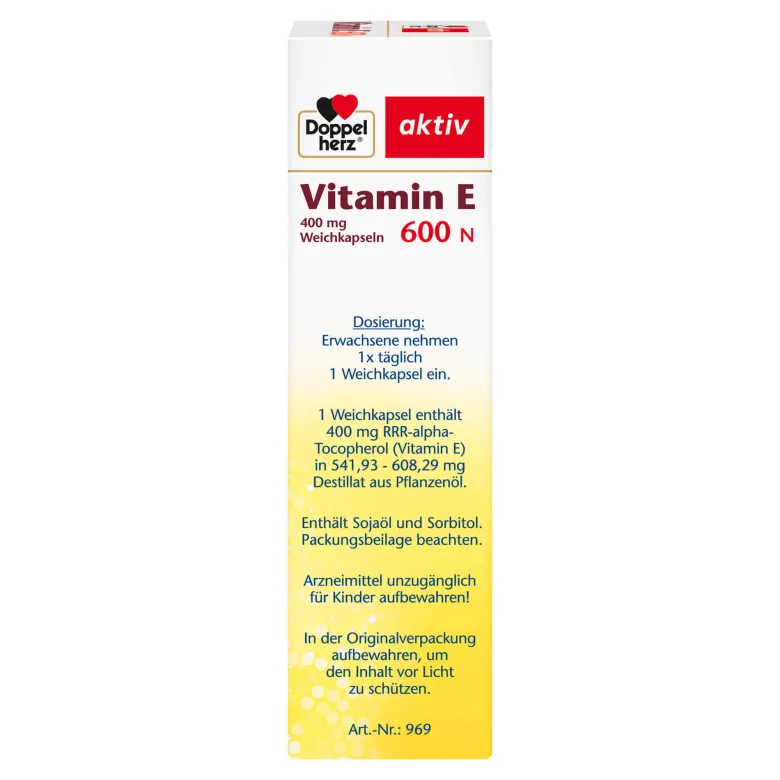 Doppelherz aktiv Vitamin E 600 N, 80 St