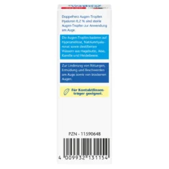Doppelherz Augen-Tropfen Hyaluron 0,2%, 10 ml