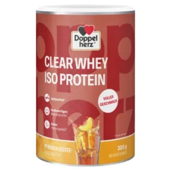 Doppelherz Clear Whey Iso Protein Pfirsich-Eistee, 300 g