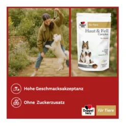 Doppelherz für Tiere Haut & Fell Complex für Hunde, 60 St