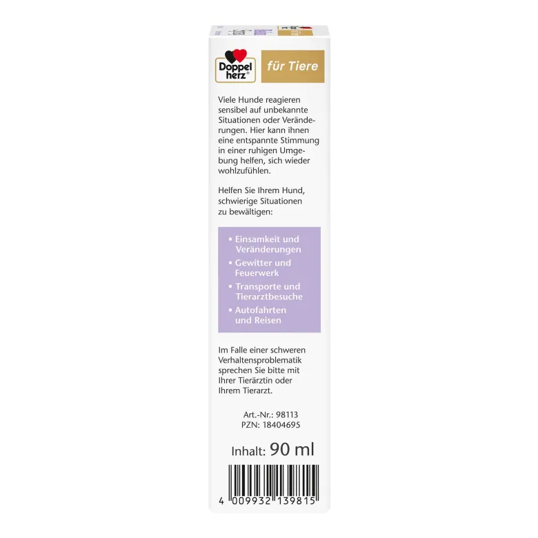 Doppelherz für Tiere Relaxspray für Hunde, 90 ml