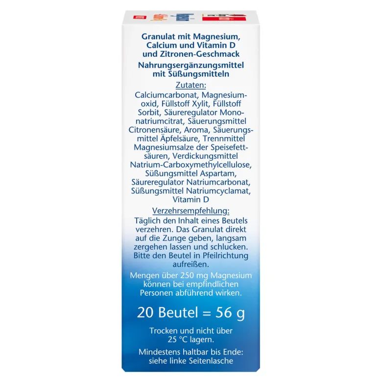 Doppelherz Magnesium + Calcium + D3 aktiv, 20 St