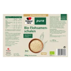 Doppelherz pure Bio Flohsamenschalen, 200 g