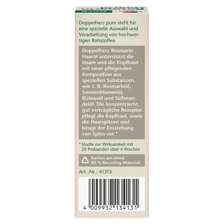 Doppelherz pure Rosmarin Haaröl, 50 ml