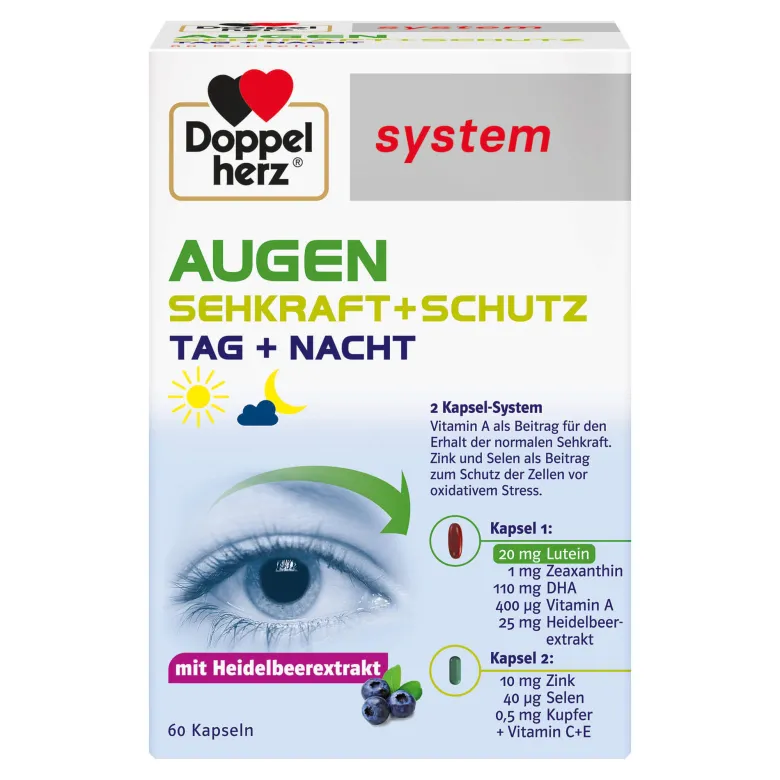 Doppelherz system Augen Sehkraft+Schutz Kapseln, 60 St