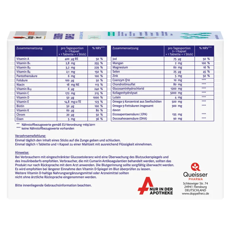 Doppelherz system Chondro-Komplex Kombipackung, 30 St