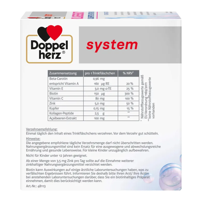 Doppelherz system Kollagen Beauty Ampullen, 30 St