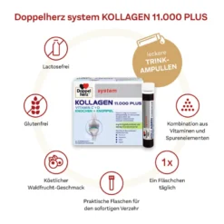 Doppelherz system Kollagen 11.000 Plus Ampullen, 30X25 ml