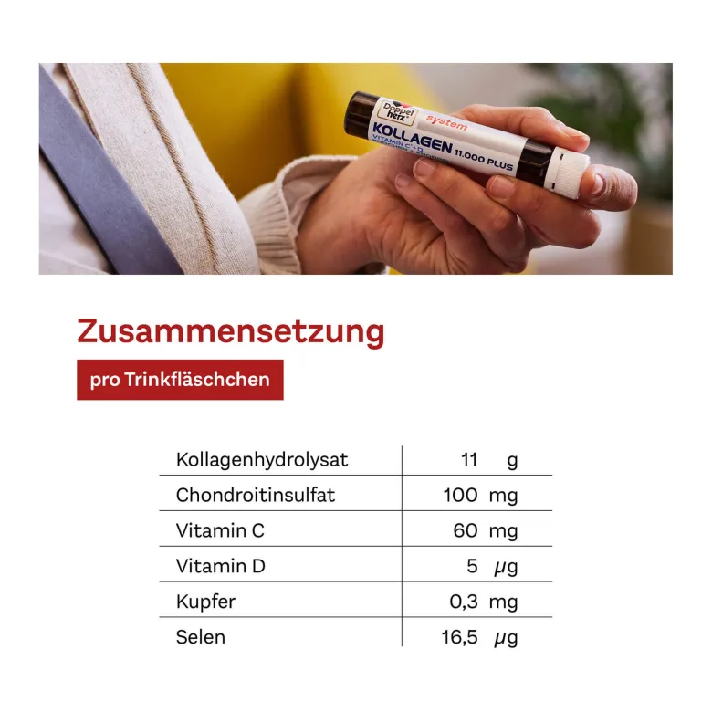 Doppelherz system Kollagen 11.000 Plus Ampullen, 30X25 ml