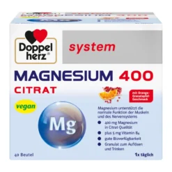 Doppelherz system Magnesium 400 Citrat, 40 St