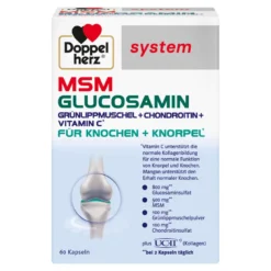 Doppelherz system MSM Glucosamin Kapseln, 60 St