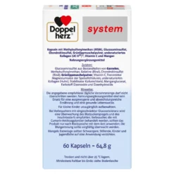Doppelherz system MSM Glucosamin Kapseln, 60 St