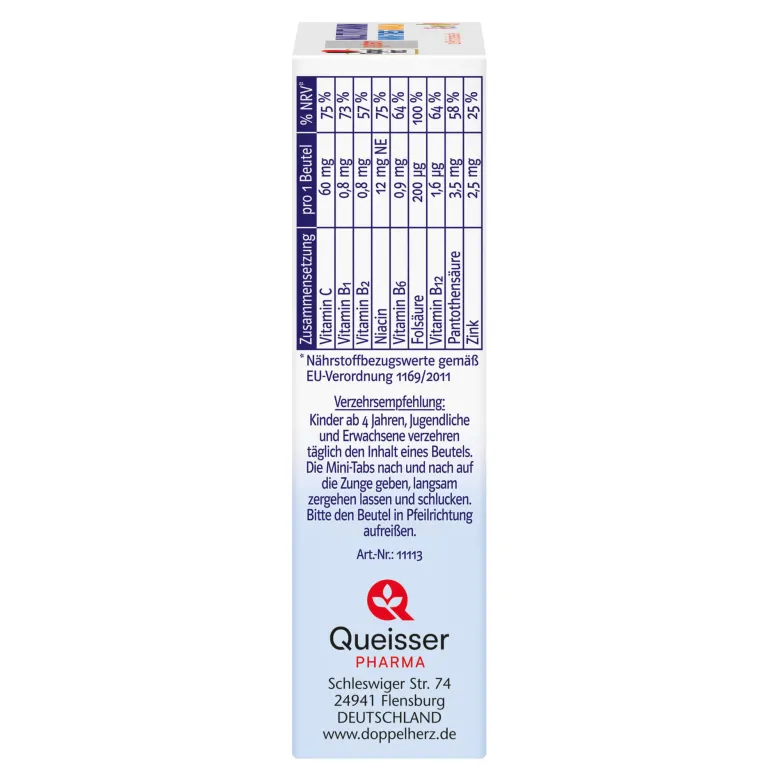 Doppelherz system Multivitamin Mini-Tabs family, 20 St