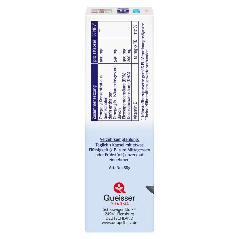 Doppelherz system Omega-3 Konzentrat, 30 St