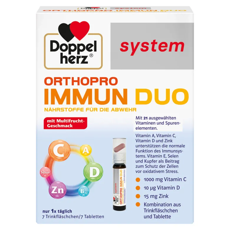 Doppelherz system Orthopro Immun Duo Kombipackung, 7 St