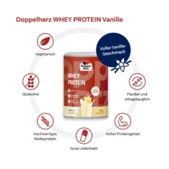 Doppelherz Whey Protein Vanille, 300 g
