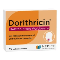 Dorithricin Halstabletten Waldbeere, 40 St