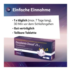 Doxylamin Dexcel 25 mg Filmtabletten, 20 St
