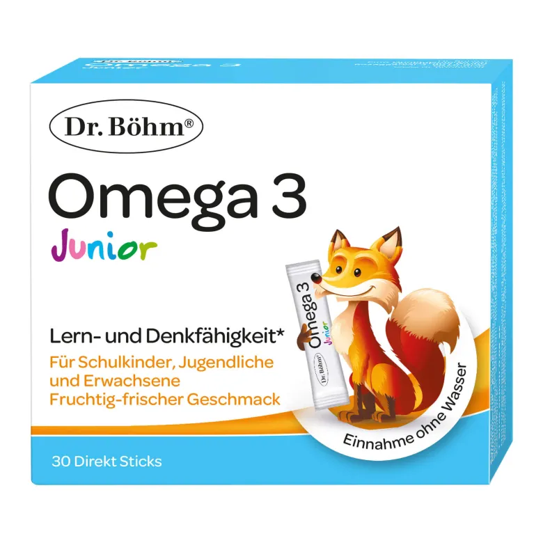 Dr. Böhm Junior Omega 3 Direktsticks, 30X1.5 g