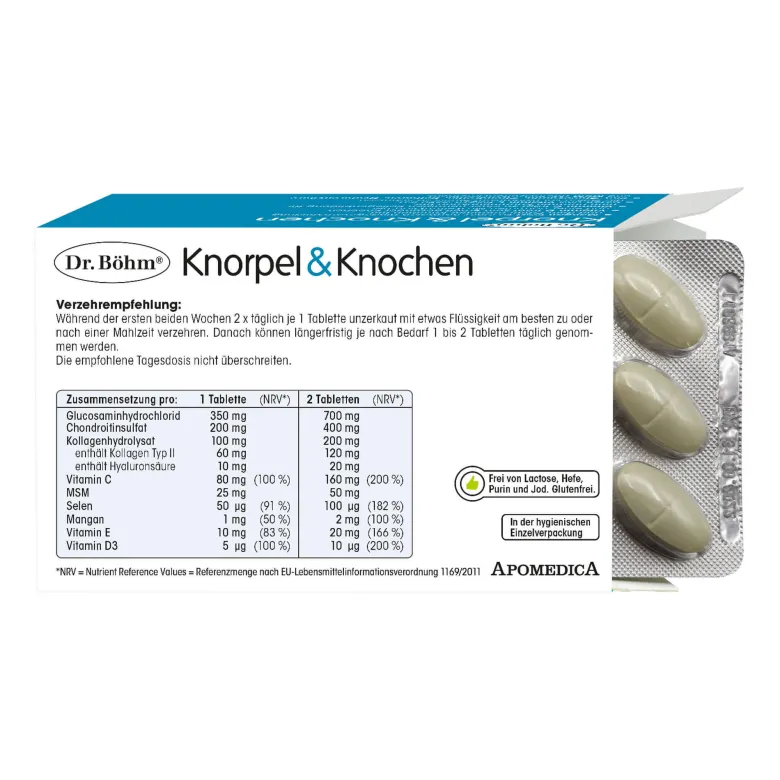 Dr. Böhm Knorpel & Knochen Tabletten, 120 St