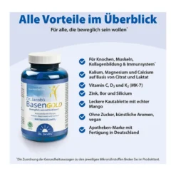 Dr. Jacob's BasenGOLD Kautabletten Mineralstoffe Citrate K2, 126 St