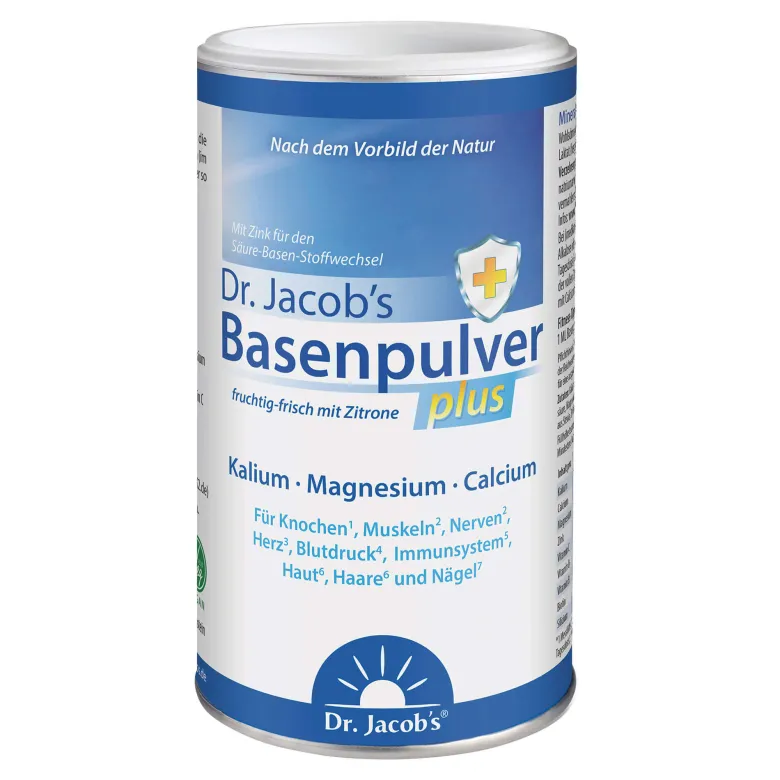 Dr. Jacob's Basenpulver plus Basen-Citrat-Mineralstoffe, 300 g