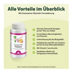 Dr. Jacob's Diosmin OPC ProVenis Polyphenole Weinreben vegan, 90 St