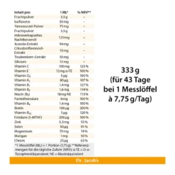 Dr. Jacob's Frauenpower Frucht-Getränkepulver Phytoöstrogene, 333 g