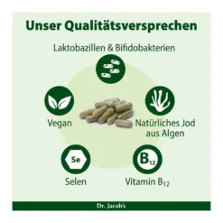 Dr. Jacob's Jod-Probio Selen B12 Milchsäurebakterien vegan, 90 St