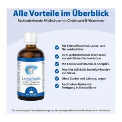 Dr. Jacob's LactaCholin Milchsäure Vitamin-B-Komplex Cholin, 100 ml