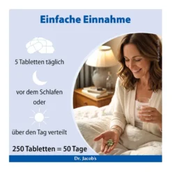 Dr. Jacob's Melissen-Basentabletten B-Vitamine Mineralstoffe, 250 St