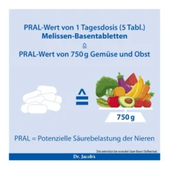 Dr. Jacob's Melissen-Basentabletten B-Vitamine Mineralstoffe, 250 St