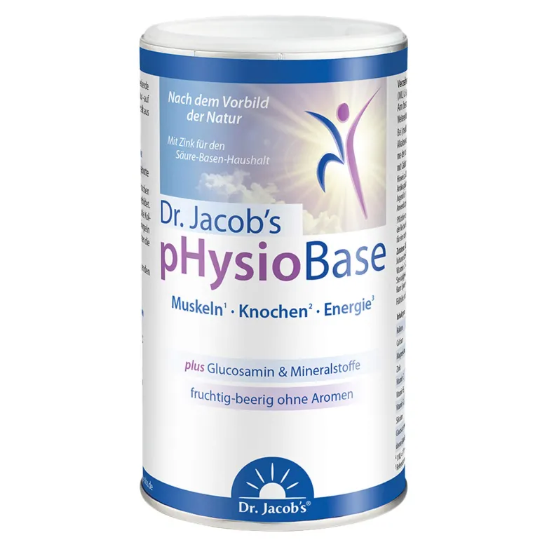 Dr. Jacob's pHysioBase Basen-Citrat-Basenpulver + Glucosamin, 300 g