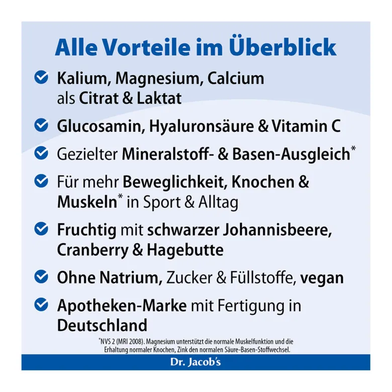 Dr. Jacob's pHysioBase Basen-Citrat-Basenpulver + Glucosamin, 300 g