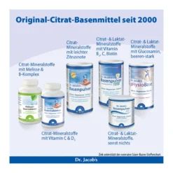 Dr. Jacob's pHysioBase Basen-Citrat-Basenpulver + Glucosamin, 300 g