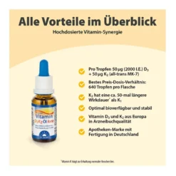 Dr. Jacobs Vitamin D3K2 Öl forte, 20 ml
