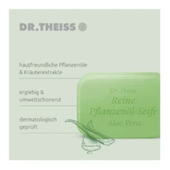 Dr. Theiss Aloe Vera Reine Pflanzenöl-Seife, 100 g